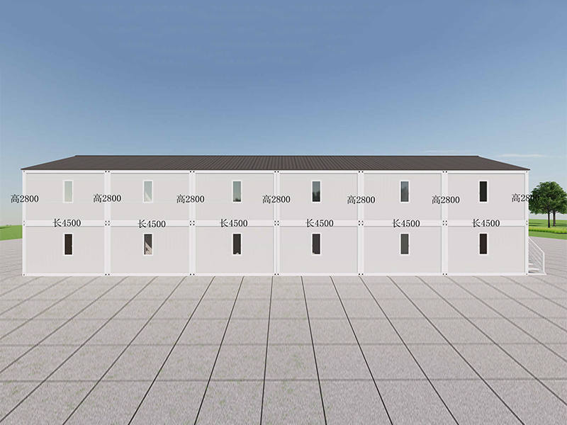 Koreansk ansatt sovesal Quick Shared Container Room