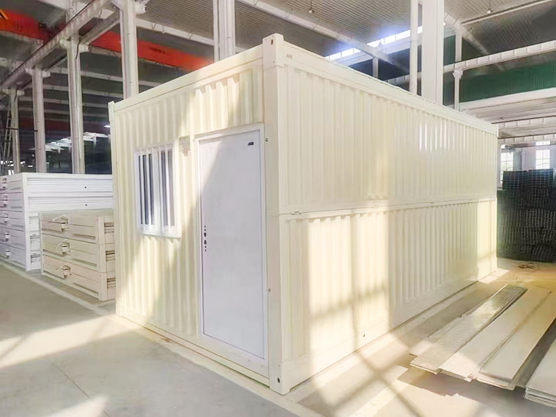 Stort korrugert sammenleggbart containerrom