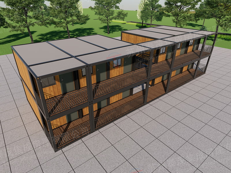 Filippinsk hotellstil hurtigmontert containerrom