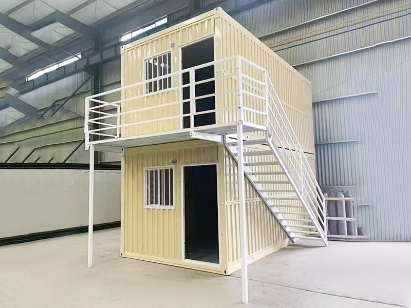 Stort korrugert sammenleggbart containerrom