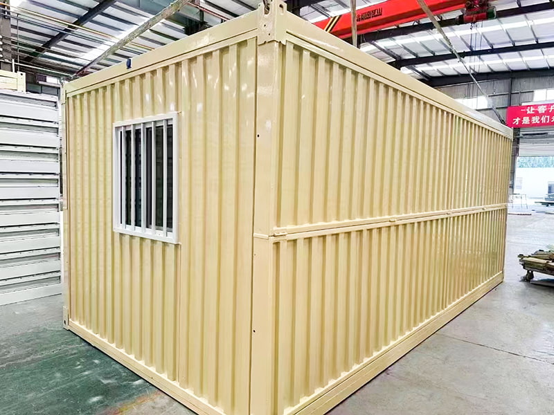 Stort korrugert sammenleggbart containerrom