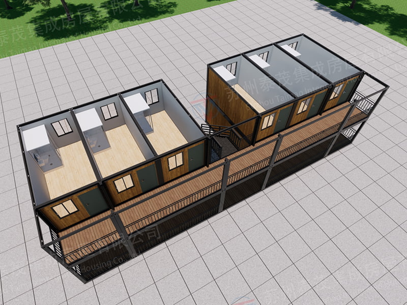 Filippinsk hotellstil hurtigmontert containerrom