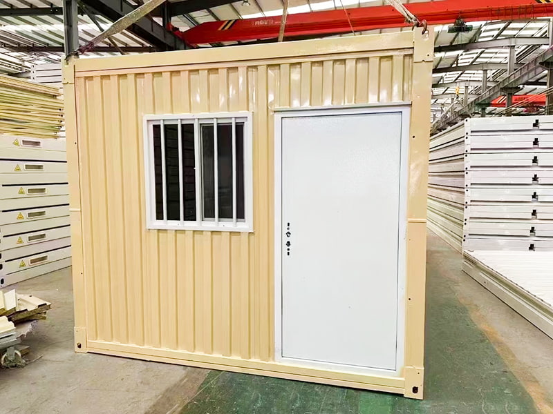 Stort korrugert sammenleggbart containerrom