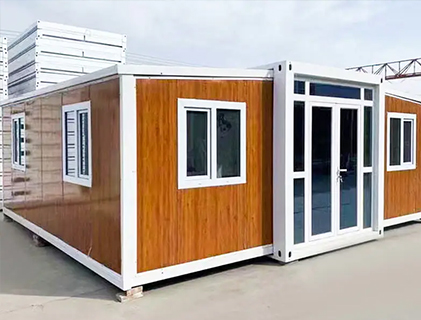 Dobbeltfløyet utvidbart containerhus